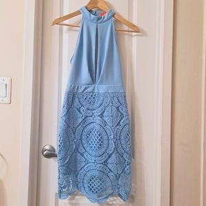 💙 Dusty Blue Bottom Lace Dress 💙